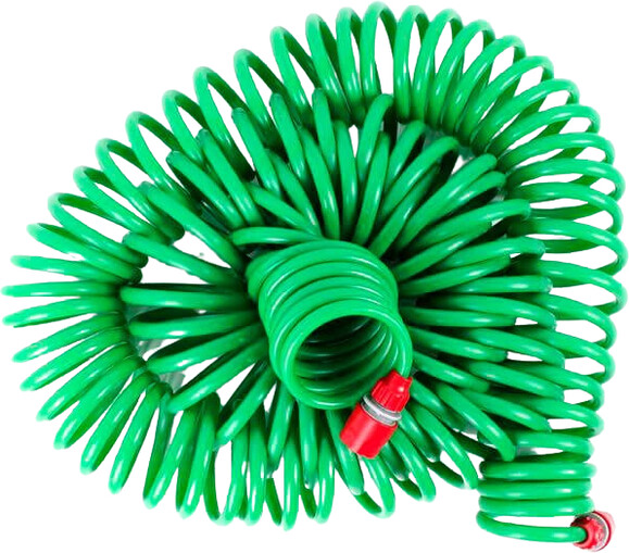 Шланг спиральный INTERTOOL 30 м с коннекторами (GE-4003)