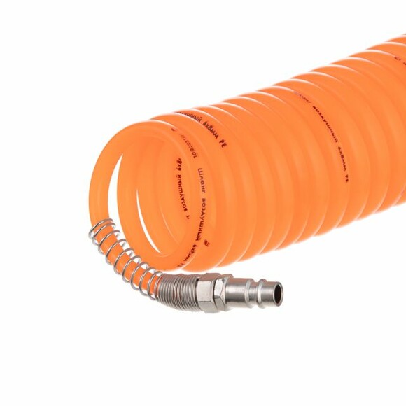 Шланг спиральный с быстроразъемным соединением Intertool PT-1702 15 м