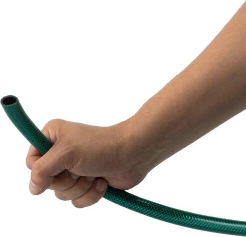 Шланг садовый INTERTOOL, армированный, трехслойный, зеленый, 1/2, 10 м (GE-4021)