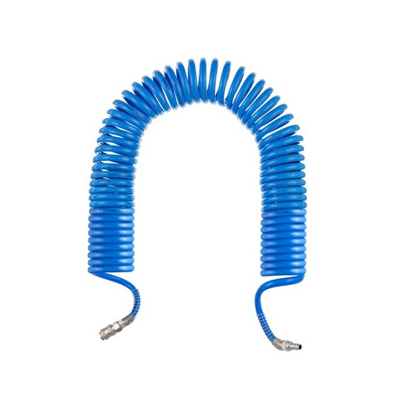 Шланг спиральный с быстроразъемными соединениями Intertool PT-1717 15 м