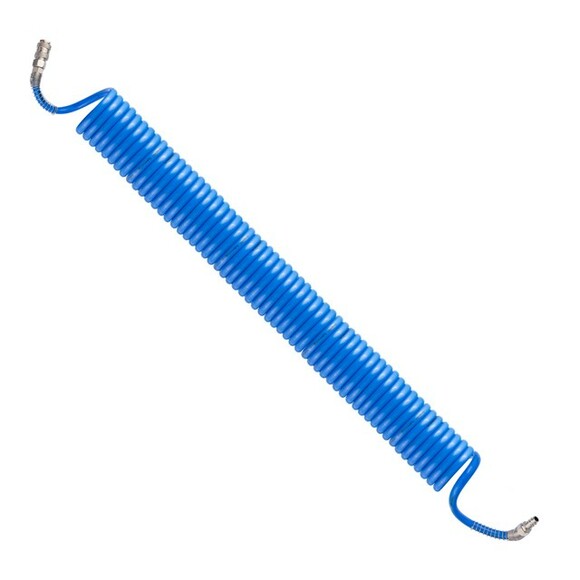 Шланг спиральный с быстроразъемными соединениями Intertool PT-1717 15 м
