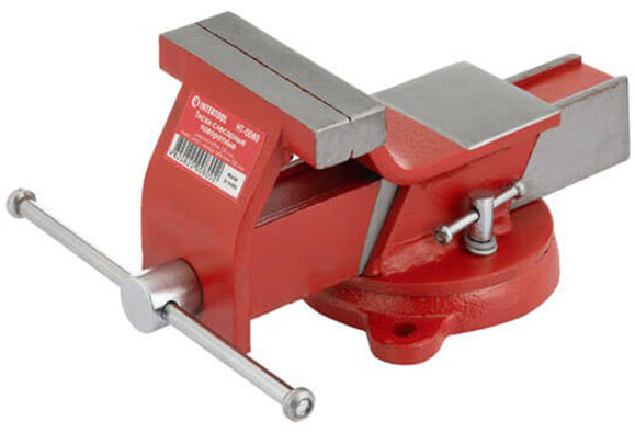 Тиски слесарные поворотные INTERTOOL HT-0080