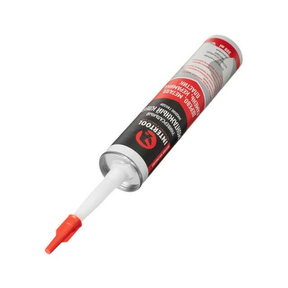 Клей монтажный Intertool 300 мл (белый) (FS-3333)