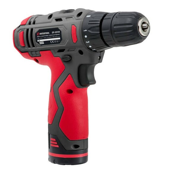 Шуруповерт аккумуляторный INTERTOOL DT-0310