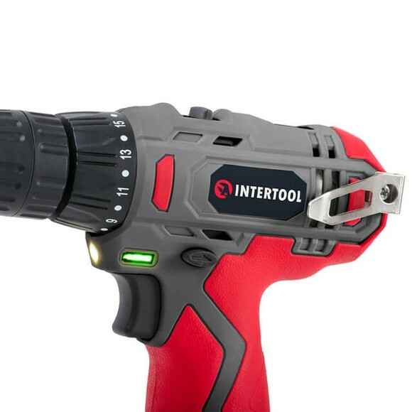 Шуруповерт аккумуляторный INTERTOOL DT-0310