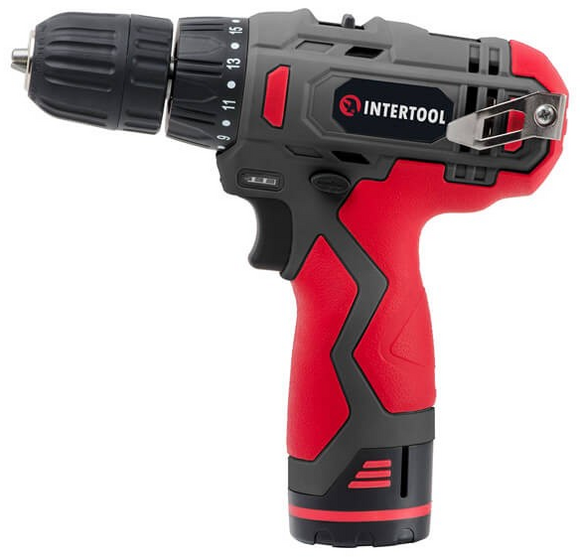 Шуруповерт аккумуляторный INTERTOOL DT-0310