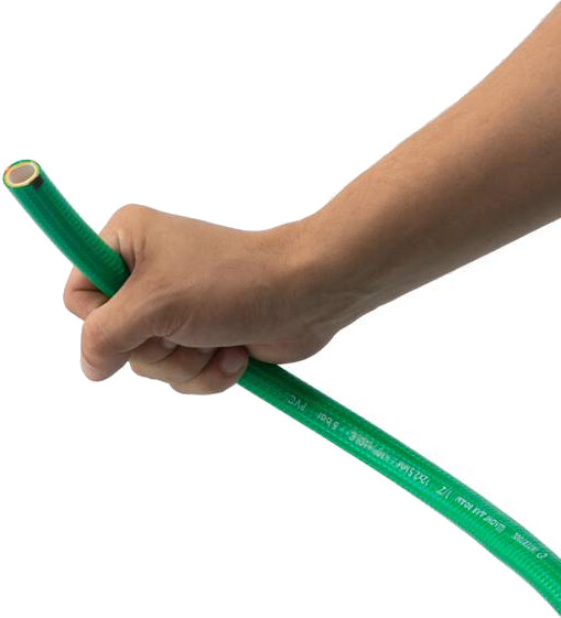 Шланг для воды армированный INTERTOOL, четырехслойный, зеленый, 1/2, 20 м, PVC (GE-4103)