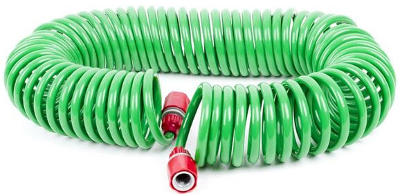 Шланг спиральный INTERTOOL 15 м с коннекторами (GE-4002)