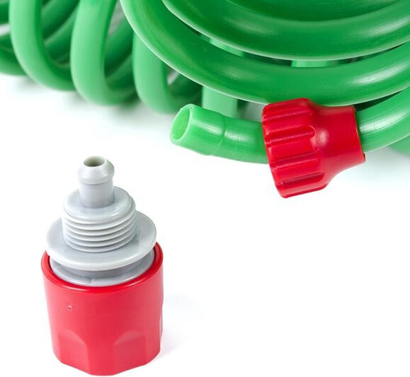 Шланг спиральный INTERTOOL 15 м с коннекторами (GE-4002)