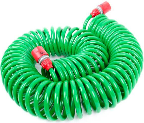 Шланг спиральный INTERTOOL 15 м с коннекторами (GE-4002)