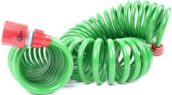 Шланг спиральный INTERTOOL 15 м с коннекторами (GE-4002)