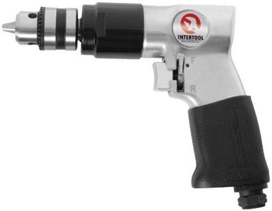Дриль пневматичний з реверсом патрон 1.5-10мм Intertool PT-0902