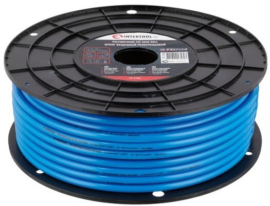 Шланг прямой полиуретановый Intertool STORM 6.5х10 мм, 50 м (PT-1756)
