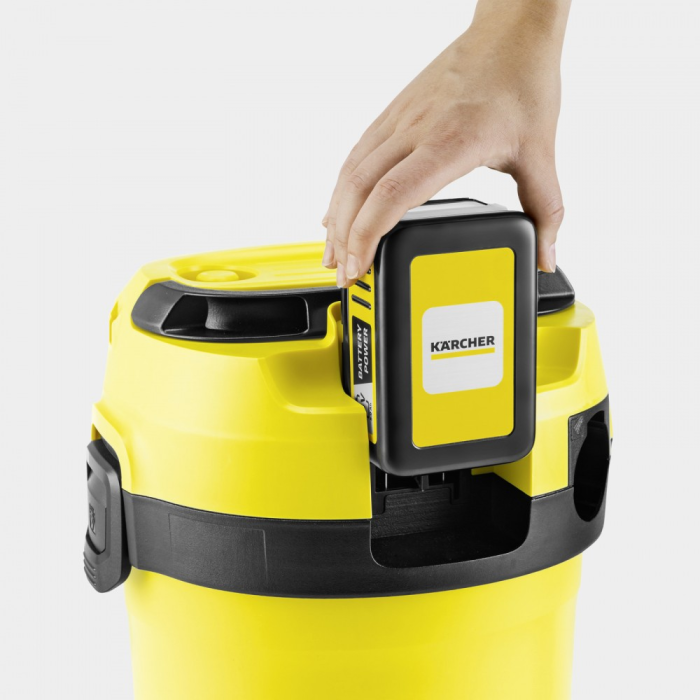 Аккумуляторный пылесос Karcher WD 3-18 V-17/20 (18 В, 17 л, без АКБ) (1.628-550.0)