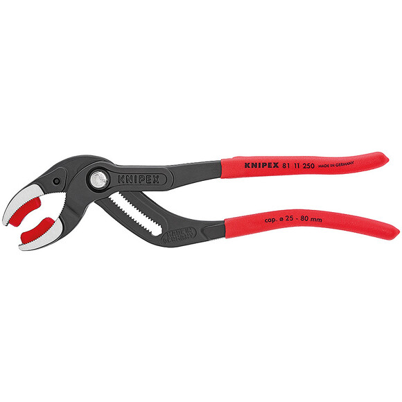 Кліщі трубні захватні Knipex фосфатовані 250 мм (81 11 250)