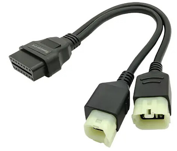 Переходник к автосканеру LAUNCH Kawasaki 4-pin, 6-pin (SP-105040586)