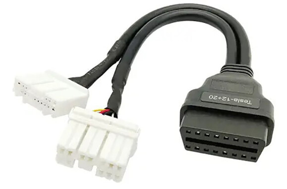Переходник к автосканеру LAUNCH Tesla OBD 12pin, 20pin (SP-105040592)