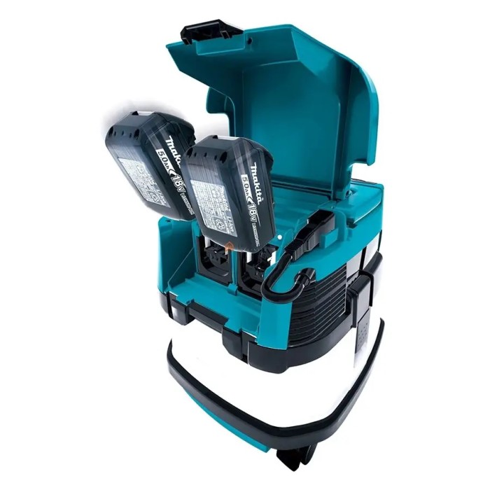 Гибридный пылесос Makita DVC860LZ (2х18 В / 220 В, без АКБ, 8/6 л)