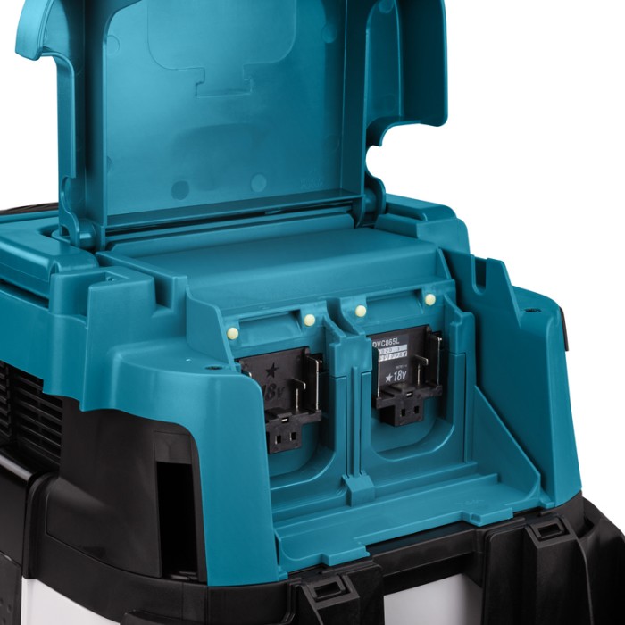 Аккумуляторный пылесос Makita DVC155LZX2 (2х18 В, без АКБ, 15/12 л)