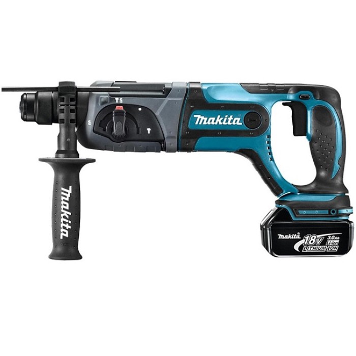Аккумуляторный перфоратор Makita DHR241RFJ (18 В, 2х3 А*ч, 2 Дж)