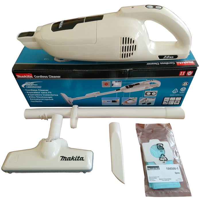 Аккумуляторный пылесос Makita CL114FDWI (10.8 В, 2 А*ч, 0.5 л)