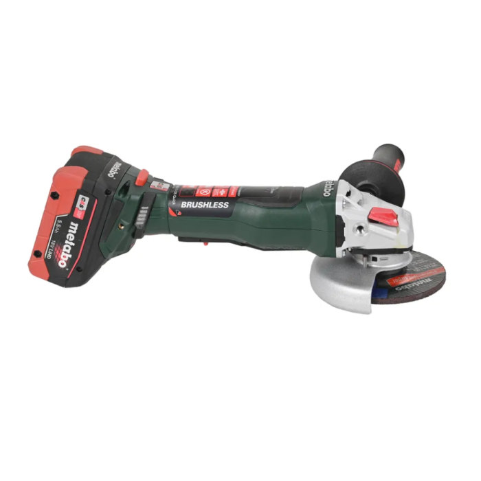 Аккумуляторная болгарка Metabo WPB 18 LT BL 11-125 Quick (18 В, без АКБ, 125 мм) (613059840)
