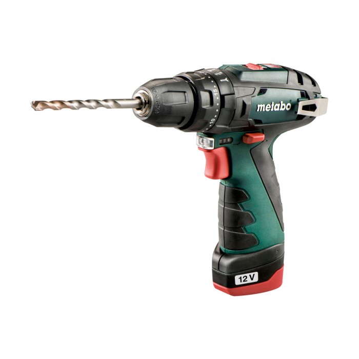 Аккумуляторная ударная дрель-шуруповерт Metabo PowerMaxx SB Basic (2х2 А*ч, 34 Нм) (600385500)