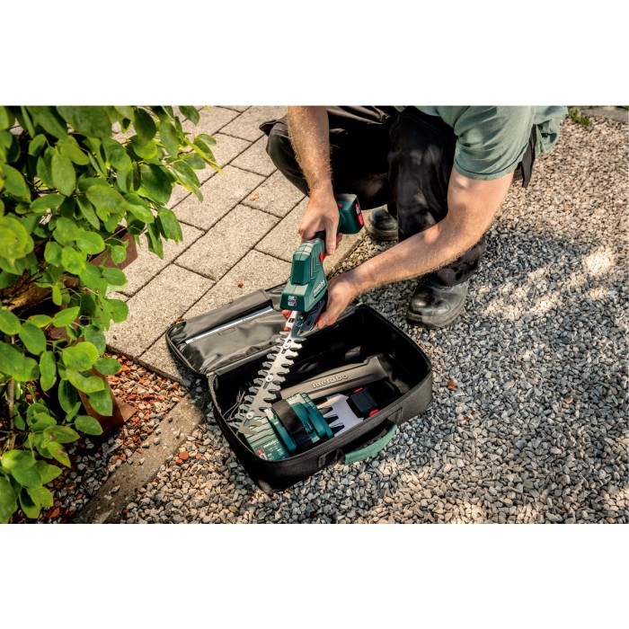 Аккумуляторные садовые ножницы Metabo PowerMaxx SGS 12 Q (12 В, без АКБ, 115/200 мм) (601608850)