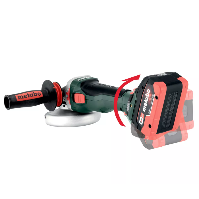 Аккумуляторная болгарка Metabo WVB 18 LTX BL 15-125 Quick (18 В, без АКБ, 125 мм) (601731850)