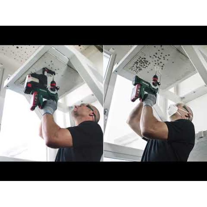 Аккумуляторный перфоратор Metabo KHA 18 LTX BL 24 Quick Set ISA (18 В, 2.2 Дж, без АКБ) (600211900)