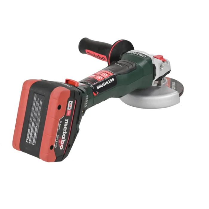 Аккумуляторная болгарка Metabo WB 18 LT BL 11-125 Quick (18 В, без АКБ, 125 мм) (613054840)