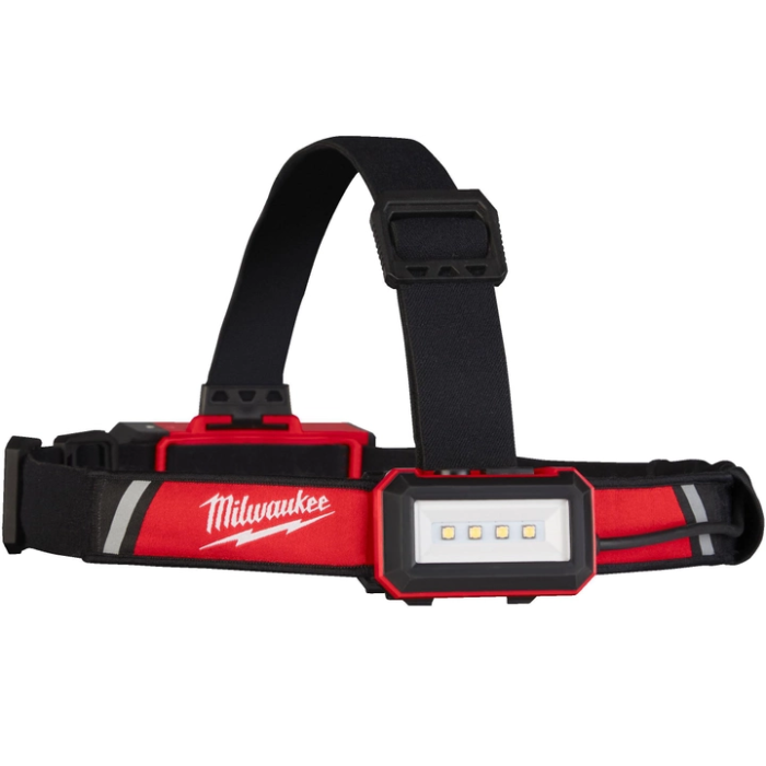 Аккумуляторный налобный фонарь Milwaukee L4 HLRP-301 (от USB, 2.5 А*ч, 600 лм) (4933479767)