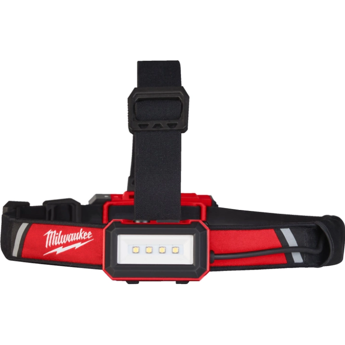 Аккумуляторный налобный фонарь Milwaukee L4 HLRP-301 (от USB, 2.5 А*ч, 600 лм) (4933479767)