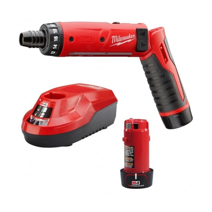 Аккумуляторная отвертка Milwaukee M4 D-202B (4 В, 2 А*ч, Н*м) (4933440475)