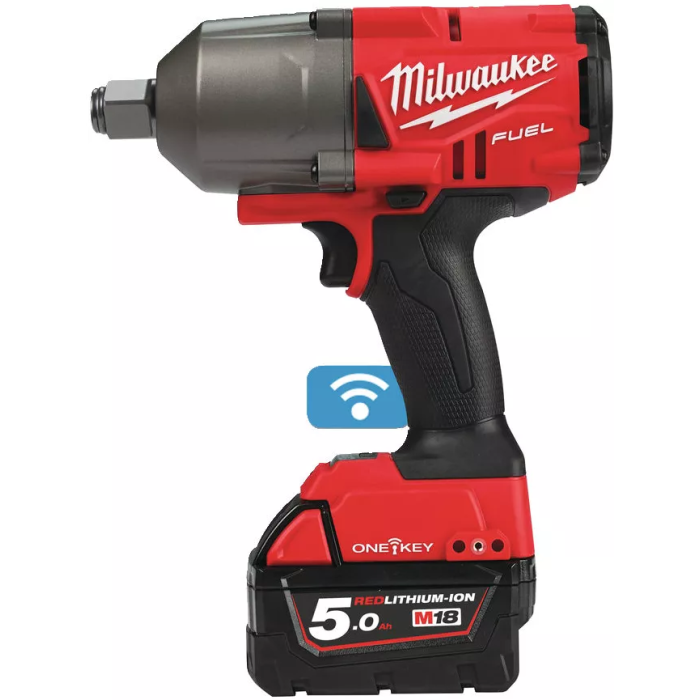 Аккумуляторный гайковерт Milwaukee M18 ONEFHIWF34-502X (18 В, 2х5 А*ч, 1627 Н*м) (4933459730)