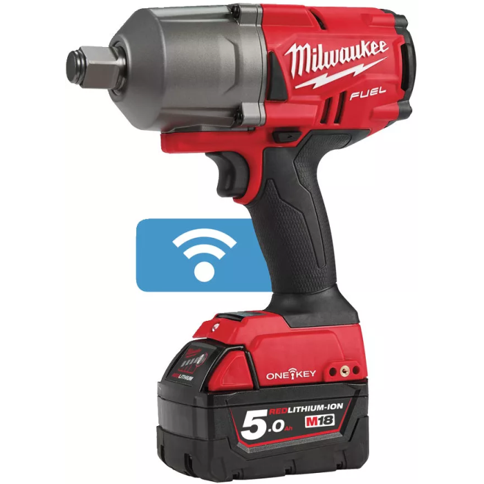 Аккумуляторный гайковерт Milwaukee M18 ONEFHIWF34-502X (18 В, 2х5 А*ч, 1627 Н*м) (4933459730)