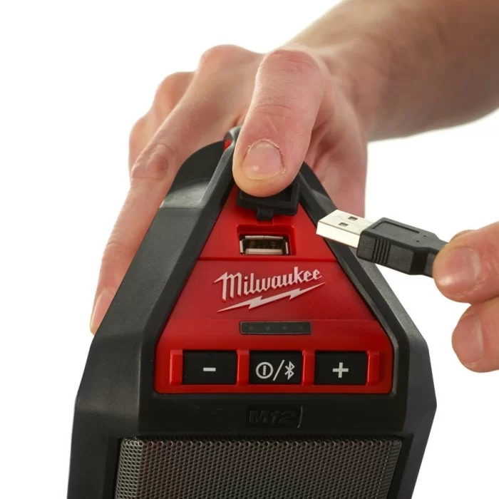 Колонка портативная аккумуляторная Milwaukee M12 JSSP-0 (12 В, без АКБ) (4933448380)