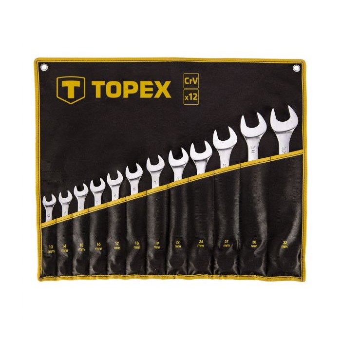 Набор ключей комбинированных Topex (13-32 мм, 12 шт.) (35D758)