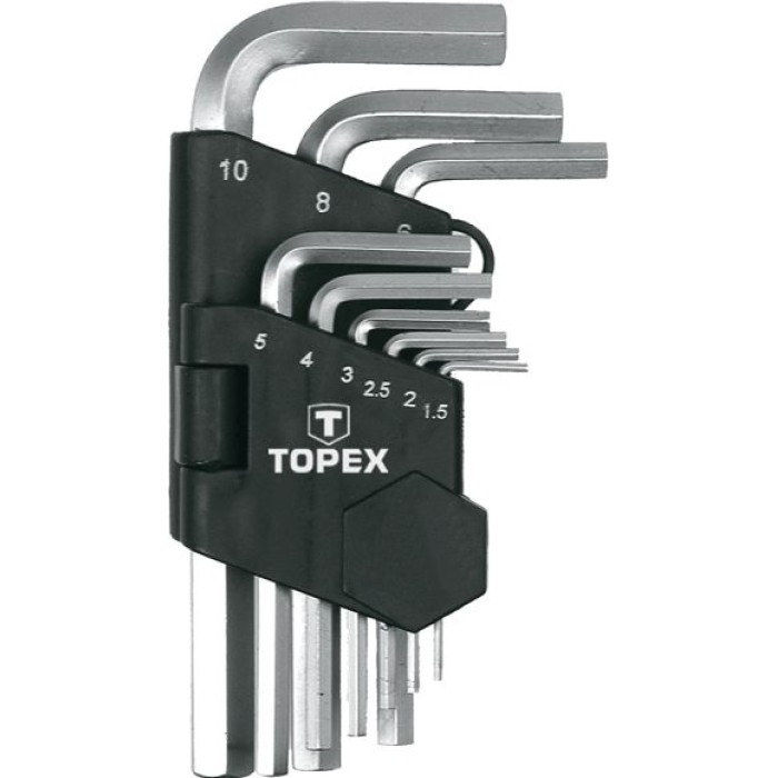 Набор ключей шестигранных Topex (1.5-10 мм) (35D955)