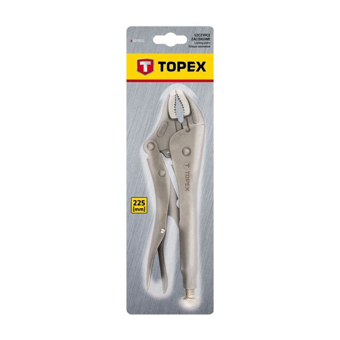 Клещи зажимные с закругленными губками Topex (225 мм) (32D855)
