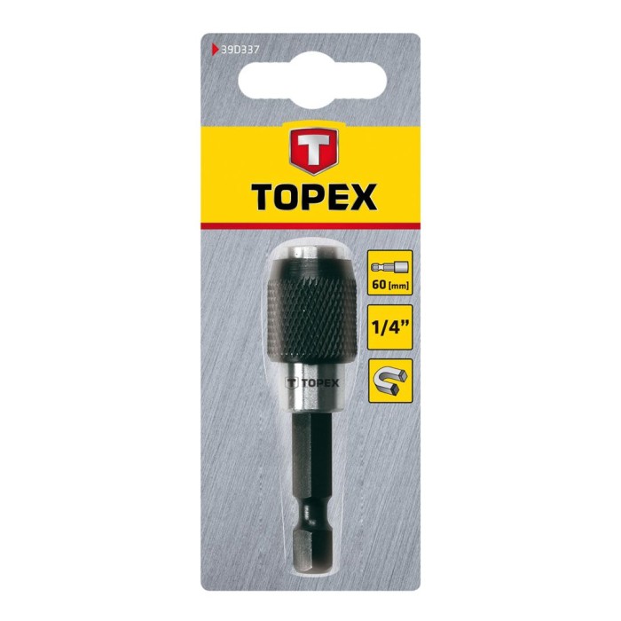 Держатель бит на шуруповерт Topex (60 мм) (39D337)