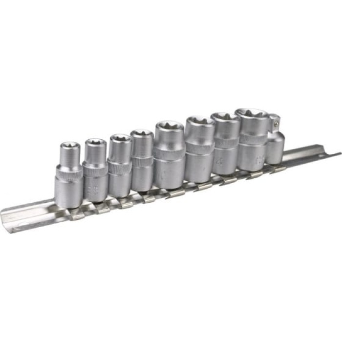 Набор головок Torx Topex (1/4, 3/8, 9 шт.) (39D375)