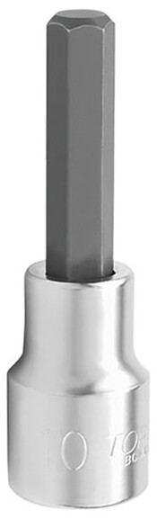 Головка з насадкою TOPTUL HEX10, 80 мм, 1/2" (BCWA1610)