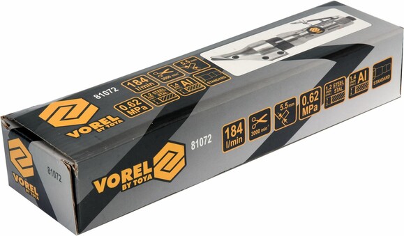 Ножиці пневматичні прямі VOREL 81072