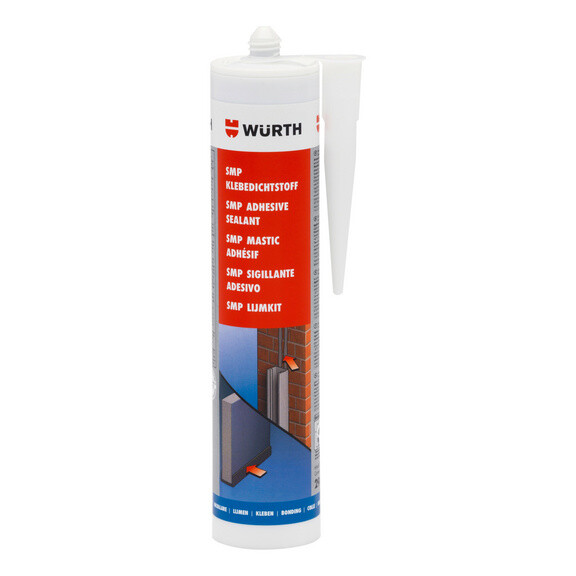 Клей-герметик Wurth SMP белый 290ML (0893237100)