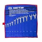 Набор ключей комби удлиненных 11 ед. (8-24 мм) чехол из треатона KING TONY 12A1MRN
