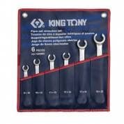 Набор гаечных ключей разрезных 6шт. 8-22 мм KING TONY 1306MR