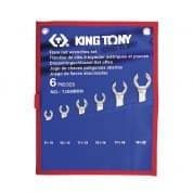 Набор ключей разрезные 6 шт. 8-22 мм KING TONY 1306MRN