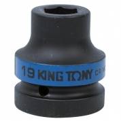 Головка 1" 19 мм ударная (6 гранн) KING TONY 853519M