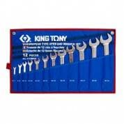Набор ключей рожковых 12 шт. (6-32мм) KING TONY 1112MR